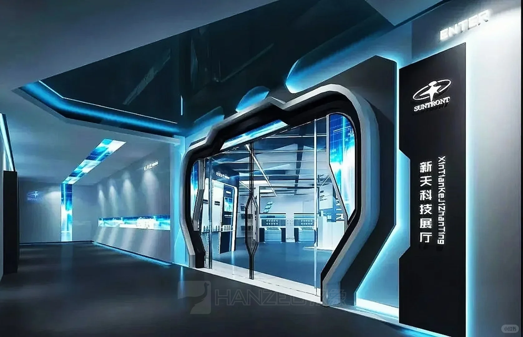 科技展厅的设计密码:这些图形元素让科技感拉满(图1) 105.png